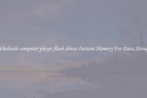 Wholesale computer player flash drives Instant Memory For Data Storage