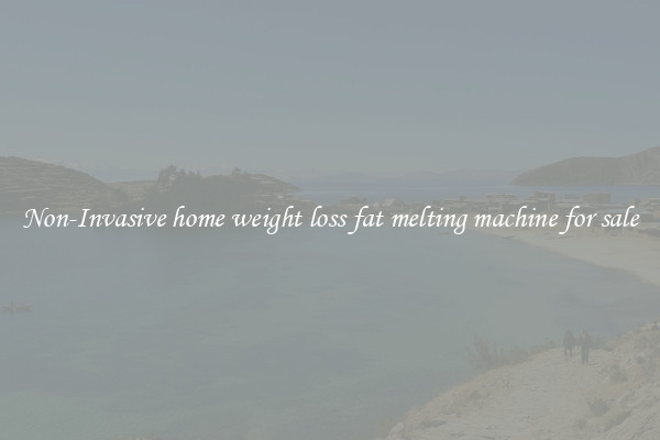 Non-Invasive home weight loss fat melting machine for sale