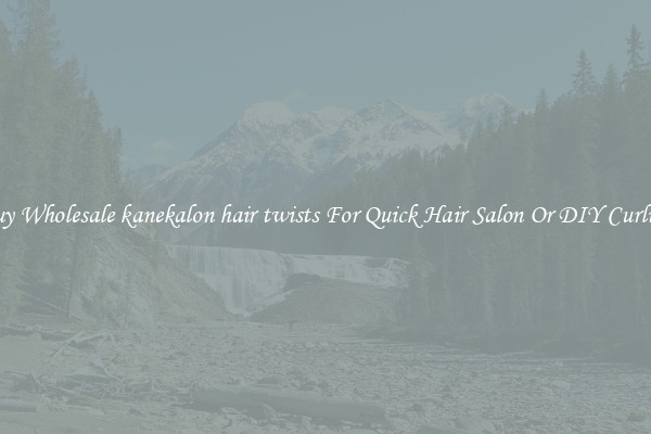 Buy Wholesale kanekalon hair twists For Quick Hair Salon Or DIY Curling