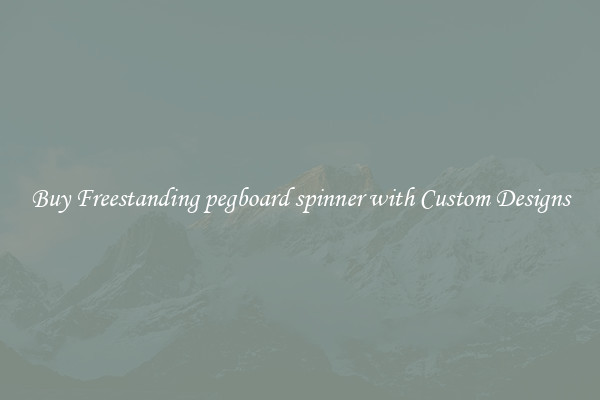Buy Freestanding pegboard spinner with Custom Designs