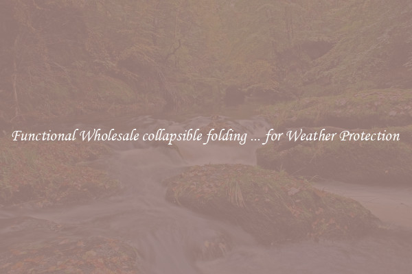 Functional Wholesale collapsible folding ... for Weather Protection 