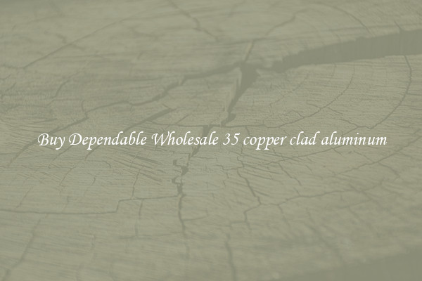 Buy Dependable Wholesale 35 copper clad aluminum