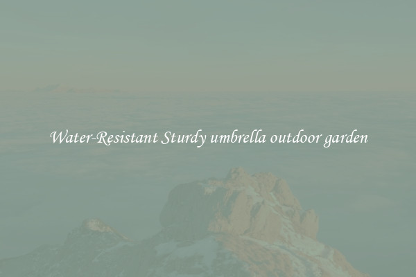 Water-Resistant Sturdy umbrella outdoor garden